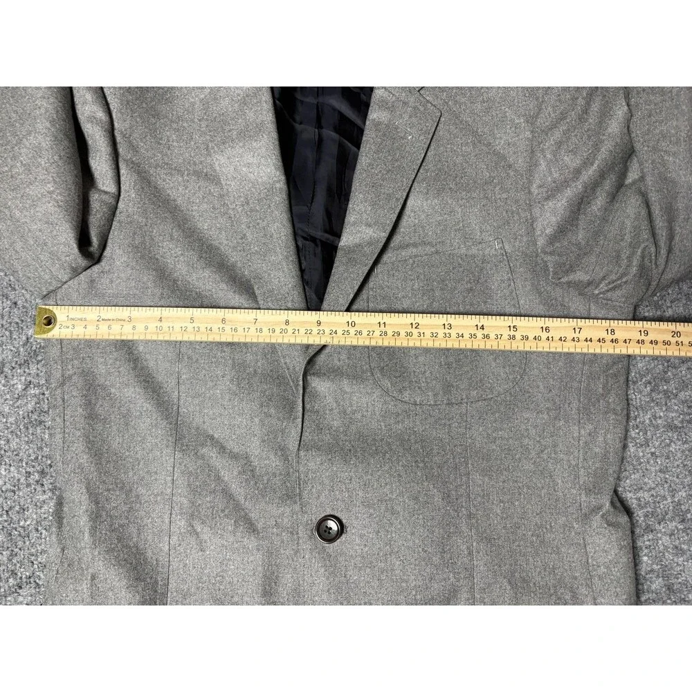 J.CREW Suit Jacket Mens 38R Gray Wool Ludlow Slim 2 Btn Vitale Barberis Canonico